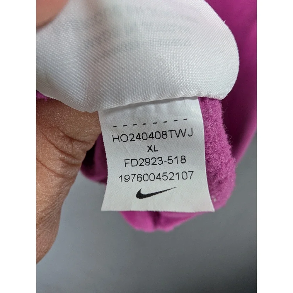 Nike Sportswear Phoenix Fleece Crewneck Sweatshirt FD2923-518 Magenta XL